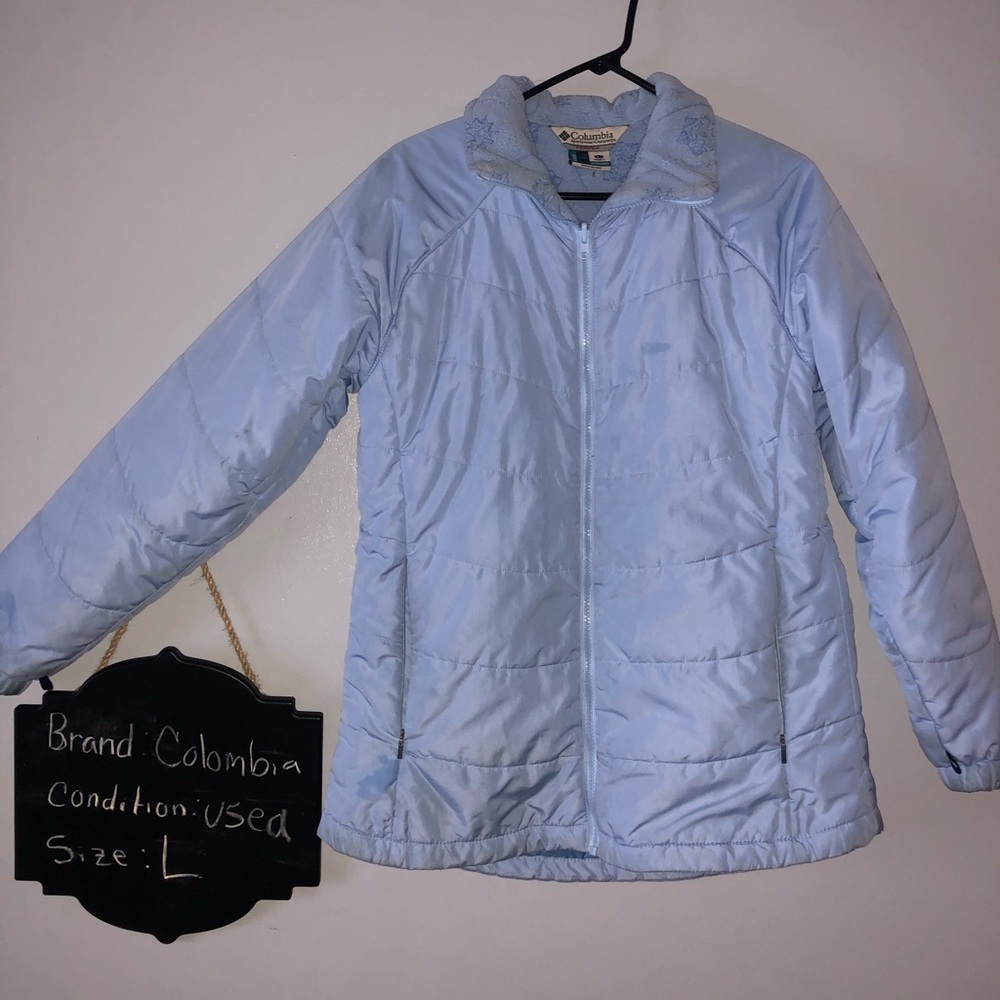 Light blue Colombia winter coat🦋